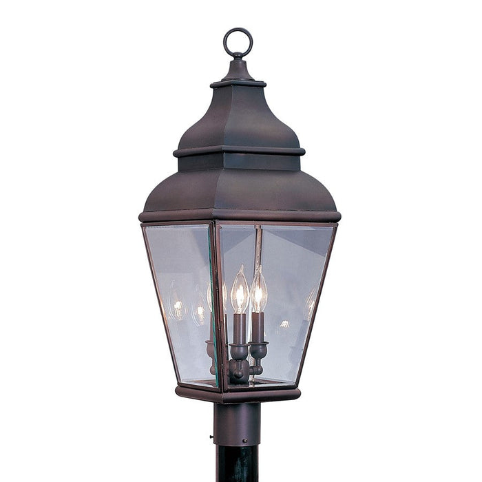 Livex Lighting Exeter Outdoor Post Head, Bronze