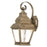 Livex Exeter 1 Light Outdoor Wall Lantern, Antique Brass/Clear Water - 2601-01