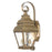 Livex Exeter 2 Light Outdoor Wall Lantern, Antique Brass/Clear Water - 2602-01