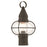 Livex Newburyport 15" 1 Light Outdoor Post Top Lantern, Black/Clear - 26902-04