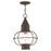 Livex Newburyport 1 Light Outdoor Pendant Lantern, Black/Clear - 26906-04