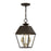 Livex Wentworth 2 Light Outdoor Medium Pendant Lantern, BZ/BS - 27217-07