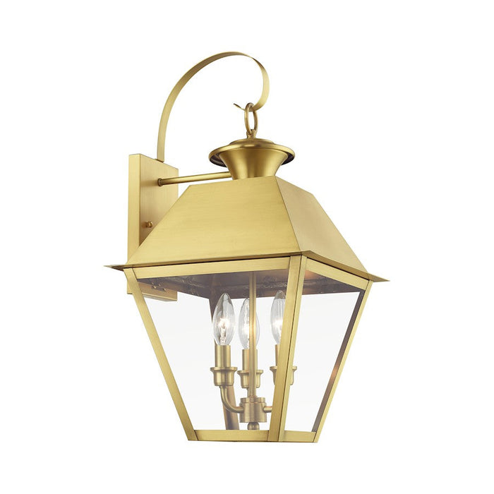 Livex Wentworth 3 Light Outdoor Large Wall Lantern