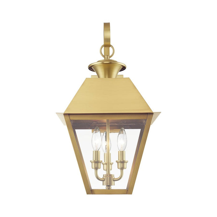 Livex Wentworth 3 Light Outdoor Large Wall Lantern