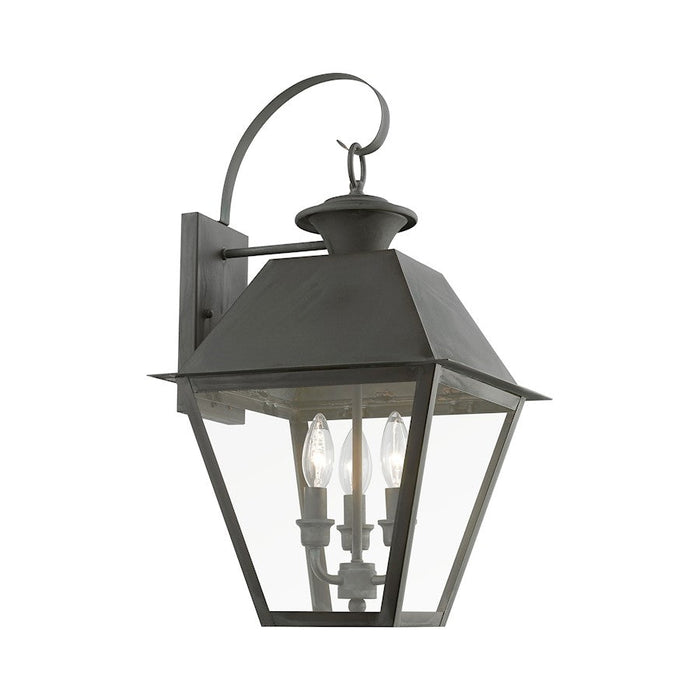 Livex Wentworth 3 Light Outdoor Large Wall Lantern