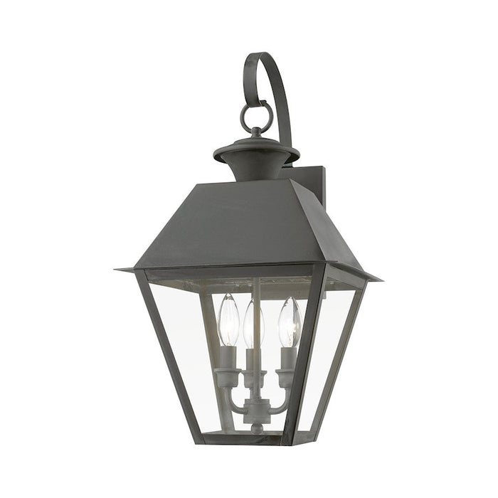 Livex Wentworth 3 Light Outdoor Large Wall Lantern