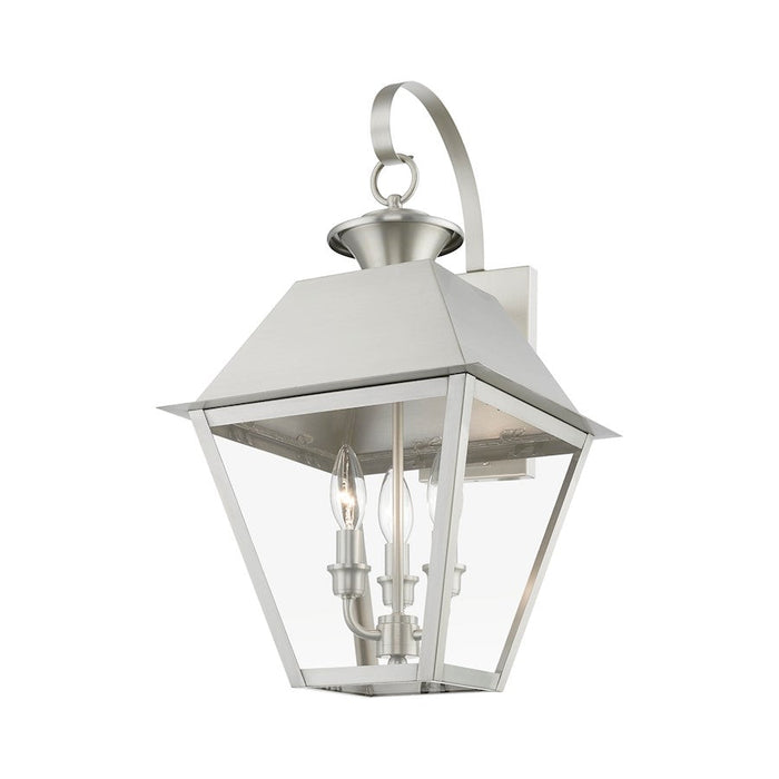 Livex Wentworth 3 Light Outdoor Large Wall Lantern