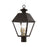 Livex Wentworth 3 Light Outdoor Large Post Lantern, BZ/BS - 27219-07