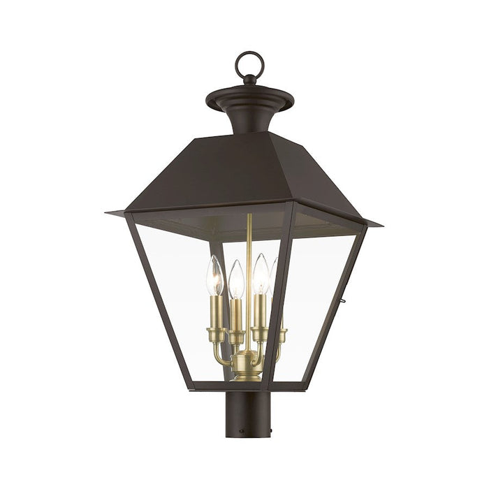 Livex Wentworth 4 Light Outdoor Extra Large Post Lantern