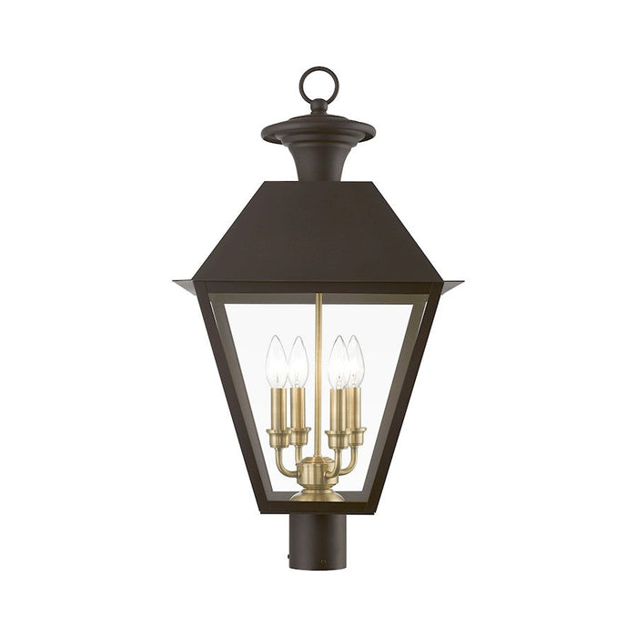 Livex Wentworth 4 Light Outdoor Extra Large Post Lantern