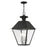 Livex Mansfield 4 Light Outdoor Pendant Lantern, Black - 27224-04