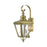 Livex Adams 2 Light Outdoor Medium Wall Lantern, Brass/Nickel/Clear - 27372-01