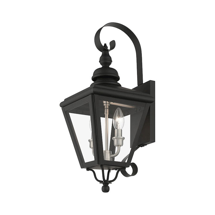 Livex Adams 2 Light Outdoor Medium Wall Lantern