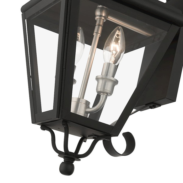 Livex Adams 2 Light Outdoor Medium Wall Lantern