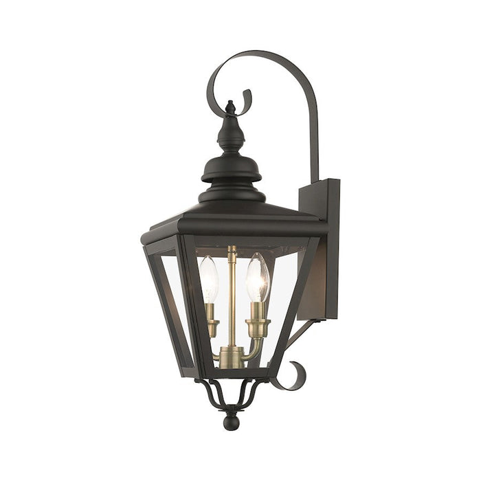 Livex Adams 2 Light Outdoor Medium Wall Lantern