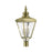 Livex Adams 3 Lt Outdoor Large Post Top Lantern, Brass/Nickel/Cluster - 27375-01