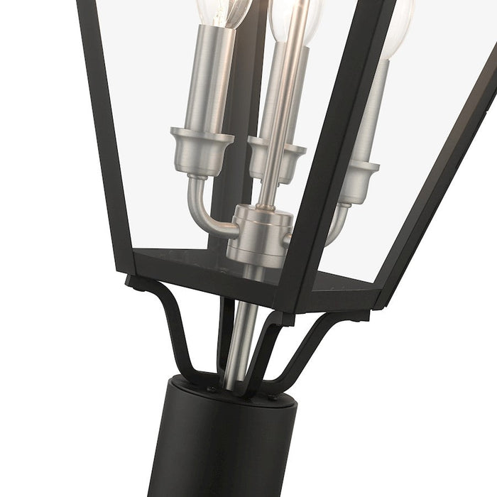 Livex Adams 3 Lt Outdoor Large Post Top Lantern