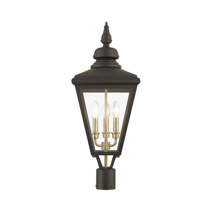 Livex Adams 3 Lt Outdoor Large Post Top Lantern