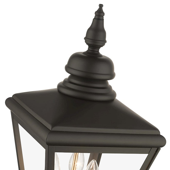 Livex Adams 3 Lt Outdoor Large Post Top Lantern