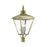 Livex Adams 4 Lt Outdoor XL Post Top Lantern, Brass/Nickel/Cluster - 27376-01