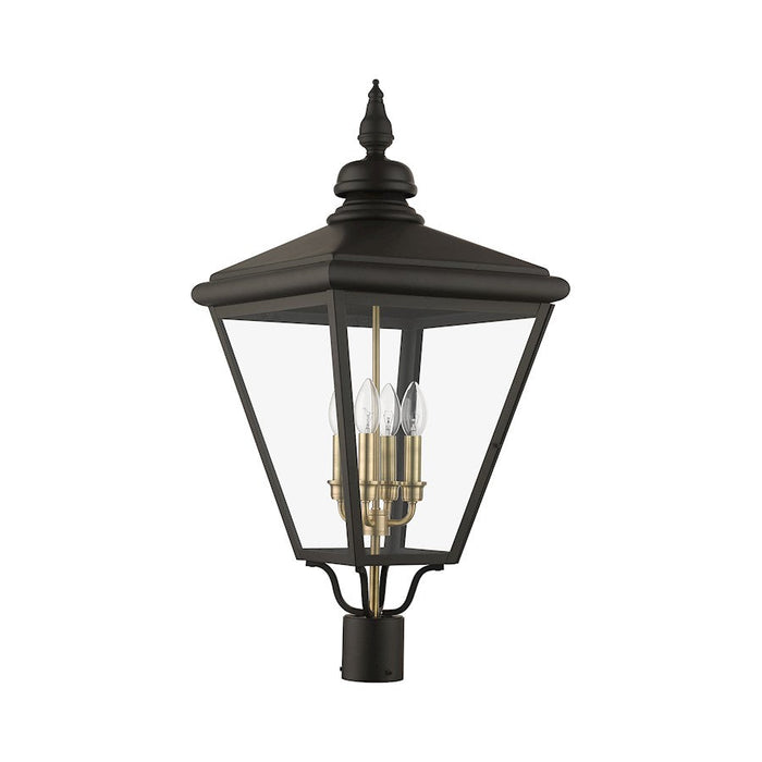 Livex Adams 4 Lt Outdoor XL Post Top Lantern