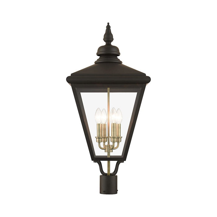 Livex Adams 4 Lt Outdoor XL Post Top Lantern