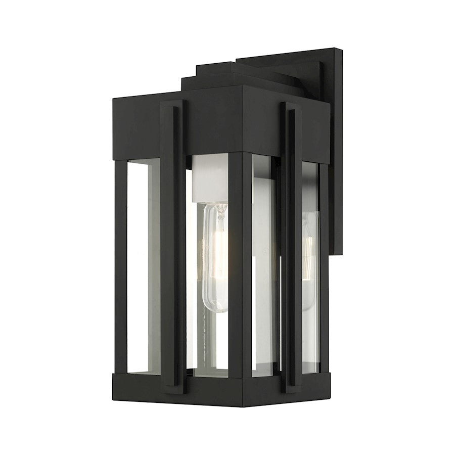 Livex Lexington 1 Light Outdoor Wall Lantern, Black - 27712-04