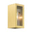 Livex Winfield 1 Light Outdoor ADA Small Sconce, Satin Gold/Clear - 29121-32