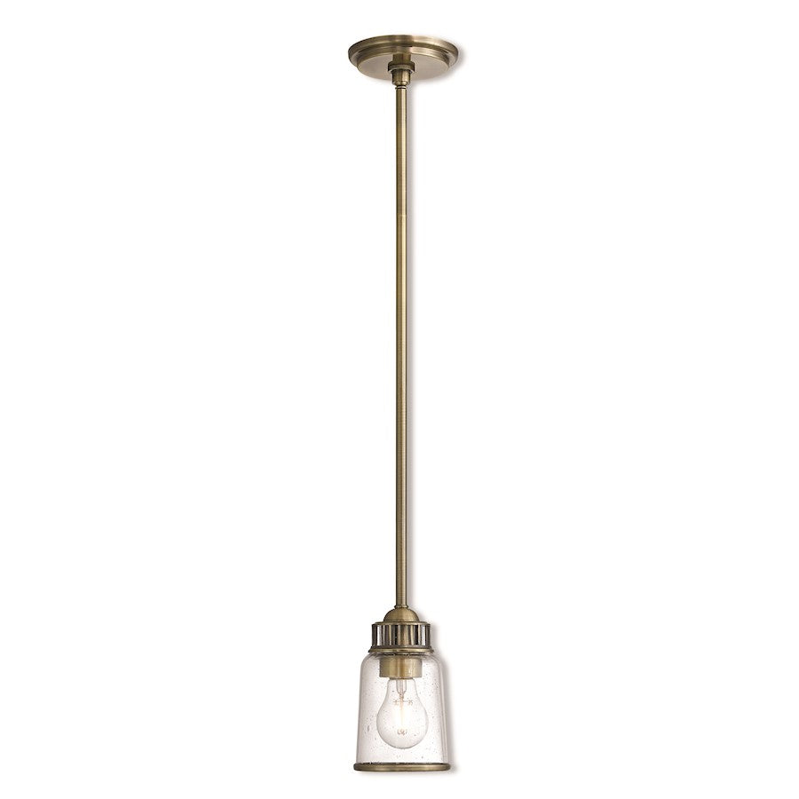 Livex Lighting Lawrenceville 1 Light Mini Pendant