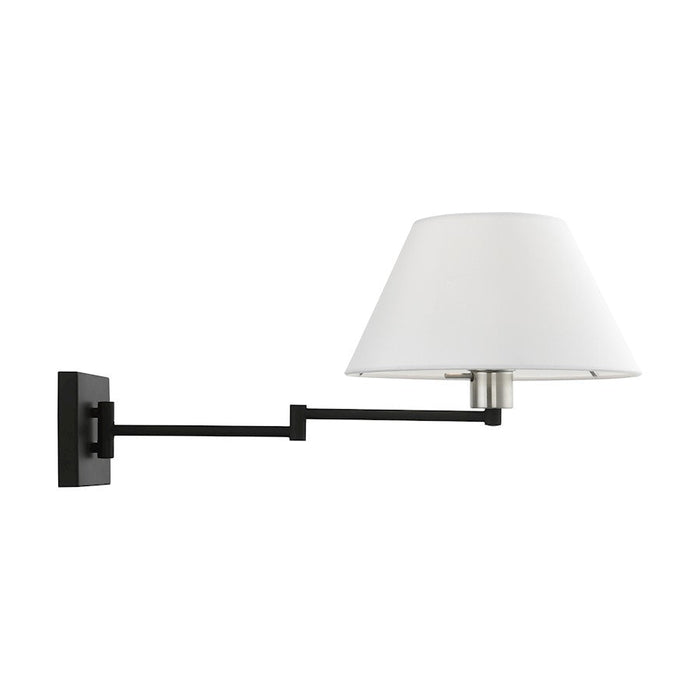 Livex Swing Arm Wall Lamps 1 Light 13" Swing Arm Wall Lamp