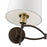 Livex Swing Arm Wall Lamps 1 Light 11" Swing Arm Wall Lamp