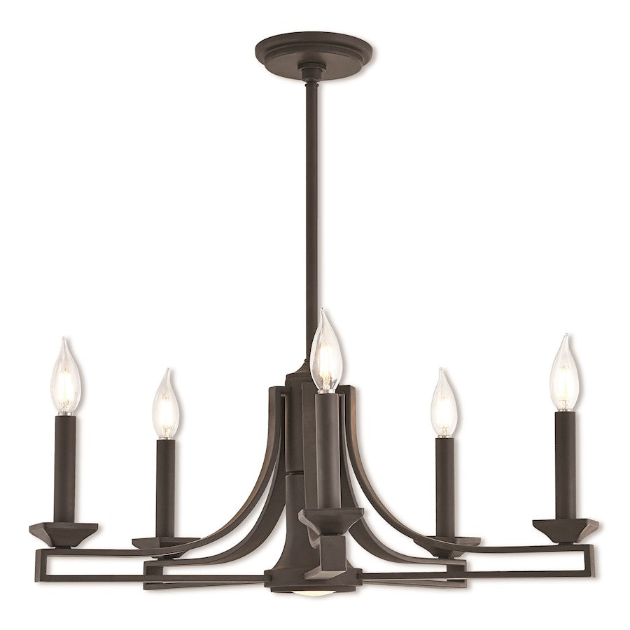 Livex Lighting Trumbull 6 Light 24" Chandelier