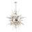 Livex Circulo 8 Lt Large Pendant Chandelier, Chrome/Geometric Discs - 40077-05