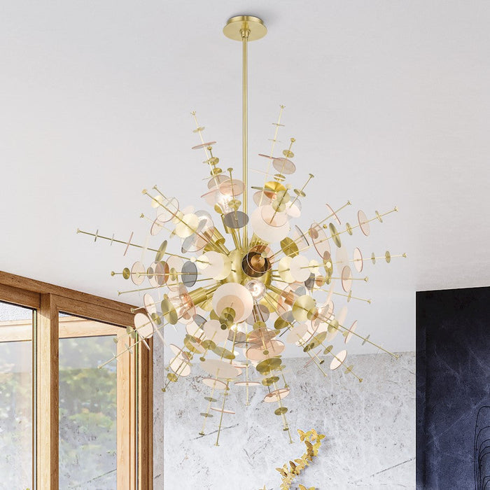 Livex Circulo 8 Lt Large Pendant Chandelier