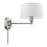 Livex Swing Arm Wall Lamps 1 Light 9" Swing Arm Wall Lamp