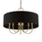 Livex Huntington 5 Light Pendant Chandelier, Black