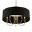 Livex Huntington 5 Light Pendant Chandelier, Black