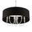 Livex Huntington 5 Light Pendant Chandelier, Black