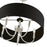 Livex Huntington 5 Light Pendant Chandelier, Black