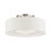 Livex Ellsworth 3 Light Semi-Flush, English BZ/Oatmeal/White Fabric - 40143-91