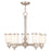 Livex Middlebush 5-LT Chandelier, B Nickel/Clear Outside/Opal Inside - 40205-91