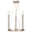 Livex Alpine 3 Light Mini Chandelier, Brushed Nickel - 40243-91