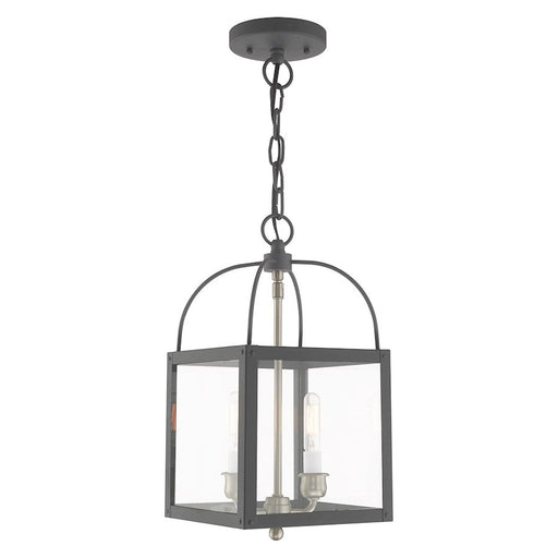 Livex Lighting Milford 2 Light Convertible Mini Pendant/Ceiling