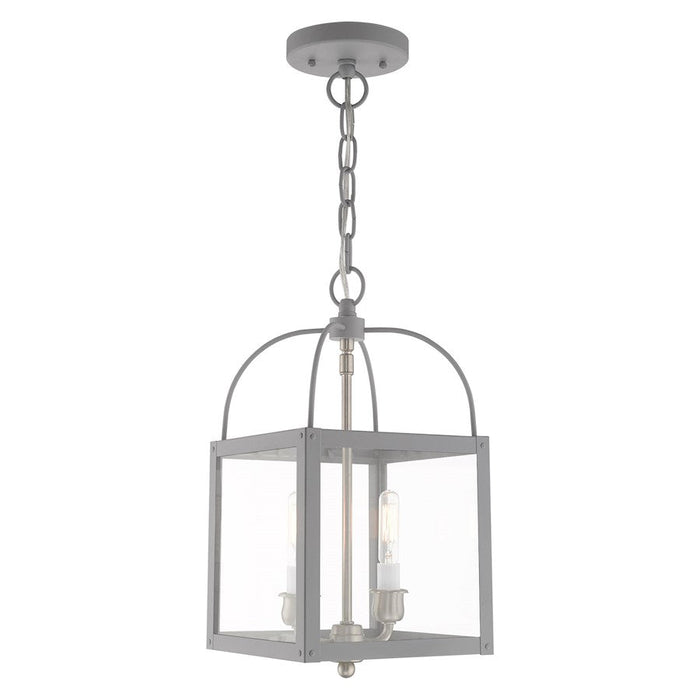 Livex Lighting Milford 2 Light Convertible Mini Pendant/Ceiling