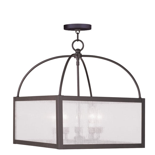 Livex Lighting Milford Chandelier, Bronze