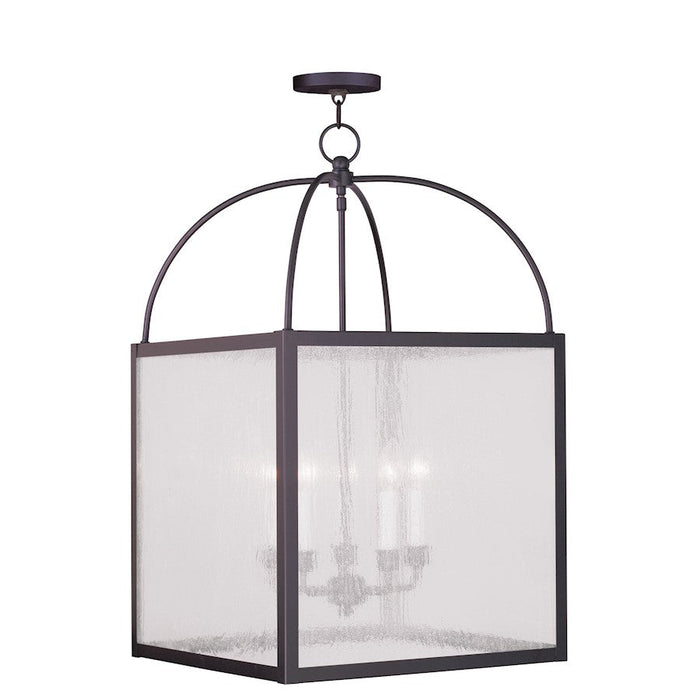 Livex Milford 5 Light Lantern, Bronze - 4058-07