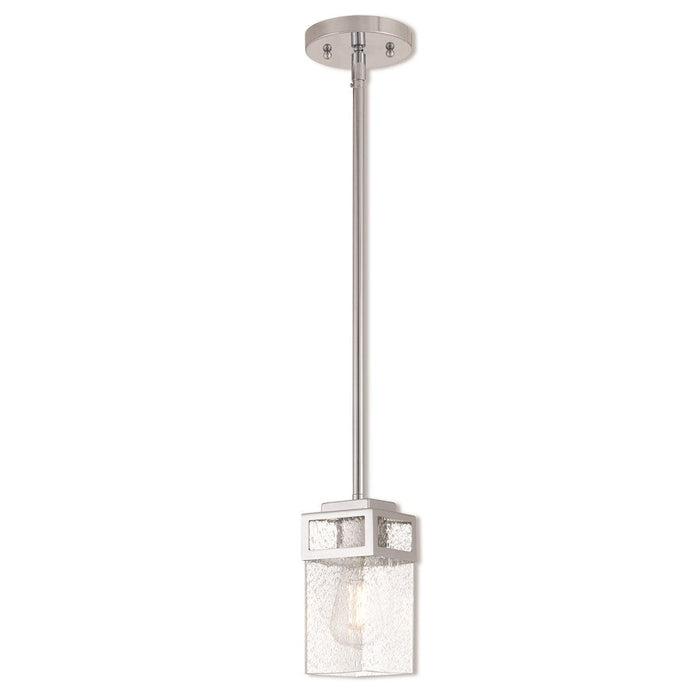 Livex Lighting Harding 1 Light Mini Pendant, Polished Chrome