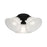 Livex Wynnewood 3 Light Flush Mount, Black