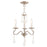 Livex Callisto 3 Light Mini Chandelier, Brushed Nickel - 40773-91