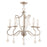 Livex Callisto 5 Light Chandelier, Brushed Nickel - 40775-91